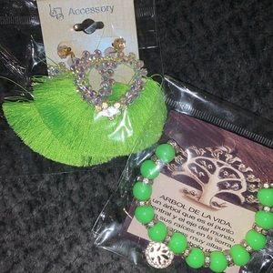 ❌SOLD❌Earring and bracelet set